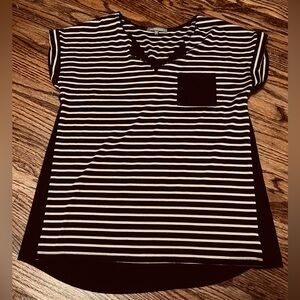 Ladies Retro-ology Striped Tunic Top